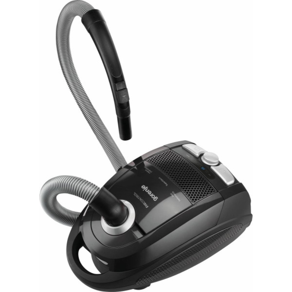 Пилосос Gorenje мішковий, 800Вт, конт пил -3л, HEPA, телескоп трубка, чорний