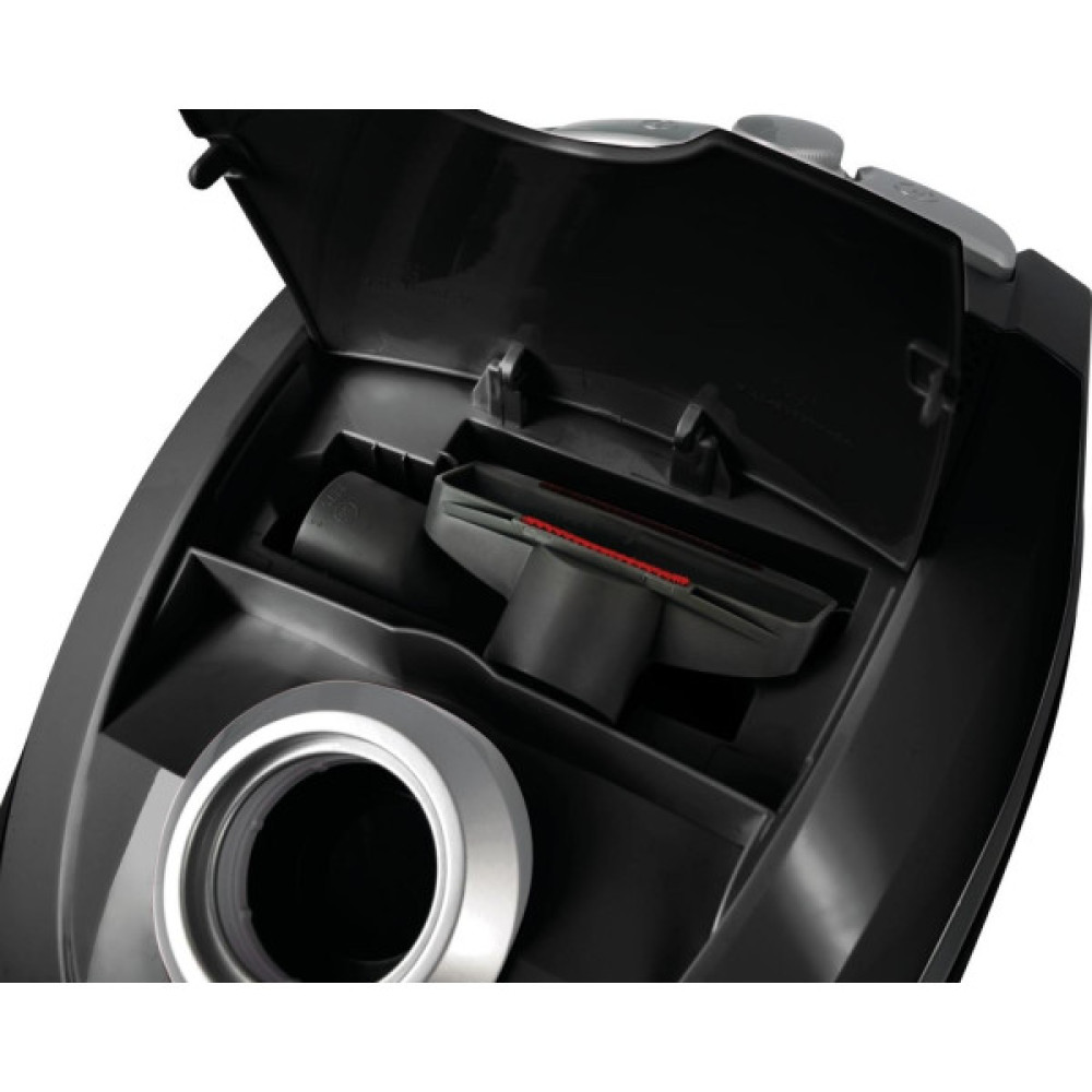 Пилосос Gorenje мішковий, 800Вт, конт пил -3л, HEPA, телескоп трубка, чорний