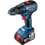 Шурупокрут-дриль акумуляторний Bosch Professional GSR 18 V-50 18В 2x2А·год 50Нм 460·1800об/хв 1кг
