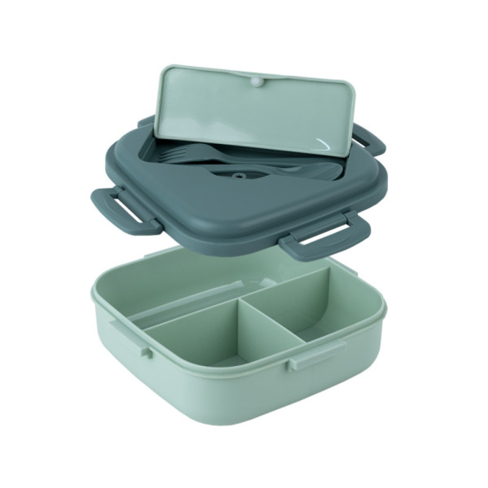 Ланч-бокс дитячий Kite з розділювачем 1100 мл, зелений (K23-186-1)