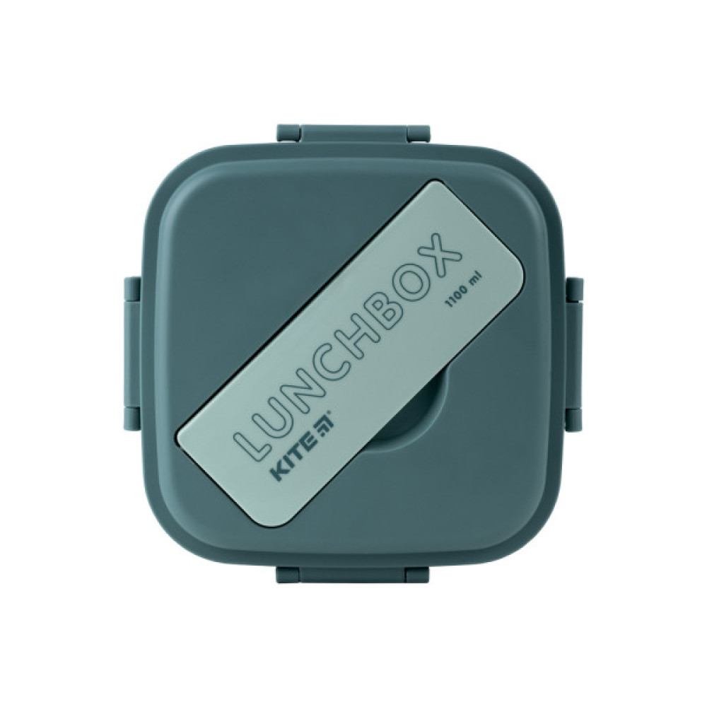 Ланч-бокс дитячий Kite з розділювачем 1100 мл, зелений (K23-186-1)