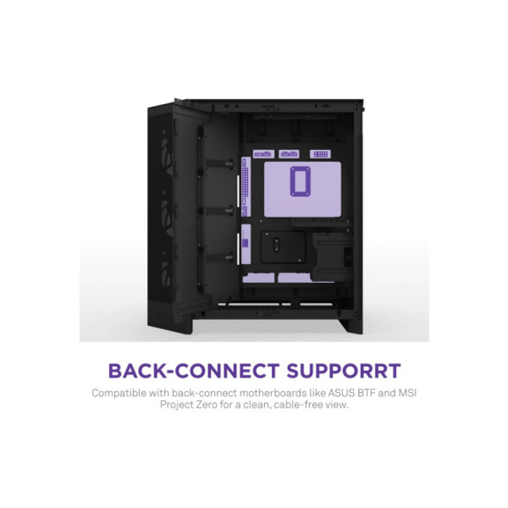 Корпус для ПК NZXT H9 Flow RGB Dual-Chamber All Black (CM-H92FB-R1)