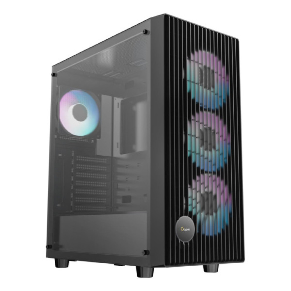 Корпус для ПК OCYPUS GAMMA C70 BK ARGB (GAMMA-C70-BKG400XX-GL)