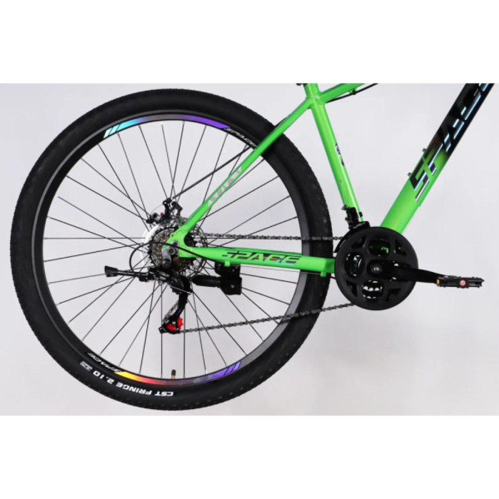Велосипед Space 29" PHAETON DD FR рама-18" AL 2026 зелено-чорний (OPS-SP-29-182)