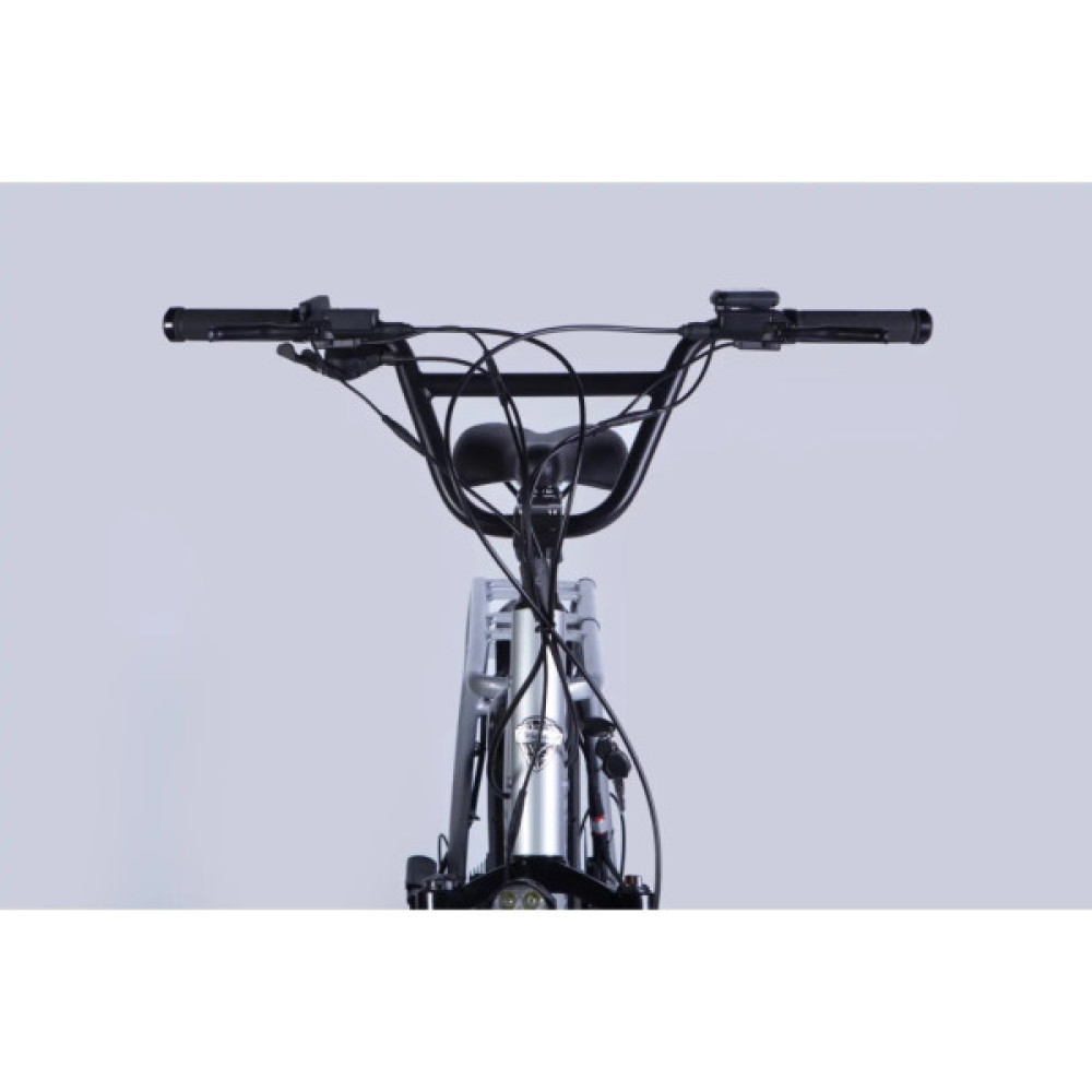 Електровелосипед Dorozhnik 20" ADAMANT HDD рама-18,5" 48B 17.5+12.5А*г 1000Вт 2026 срiблястий (ELB-D-20-080)