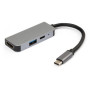 Концентратор Vinga Type-C to 4K HDMI+USB3.0+PD aluminium (VCPHTC3AL) Концентратор Vinga Type-C to 4K HDMI+USB3.0+PD aluminium (VCPHTC3AL)