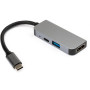 Концентратор Vinga Type-C to 4K HDMI+USB3.0+PD aluminium (VCPHTC3AL) Концентратор Vinga Type-C to 4K HDMI+USB3.0+PD aluminium (VCPHTC3AL)