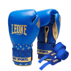 Боксерські рукавички Leone GN220 DNA Blue 10 унцій (GN220_Blue_10oz)