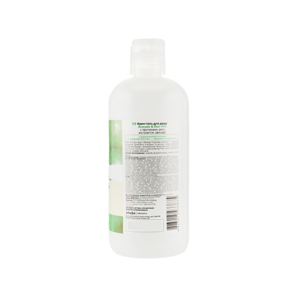 Гель для душу Fresh Juice Avocado & Rice Milk 500 мл (4823015933875)