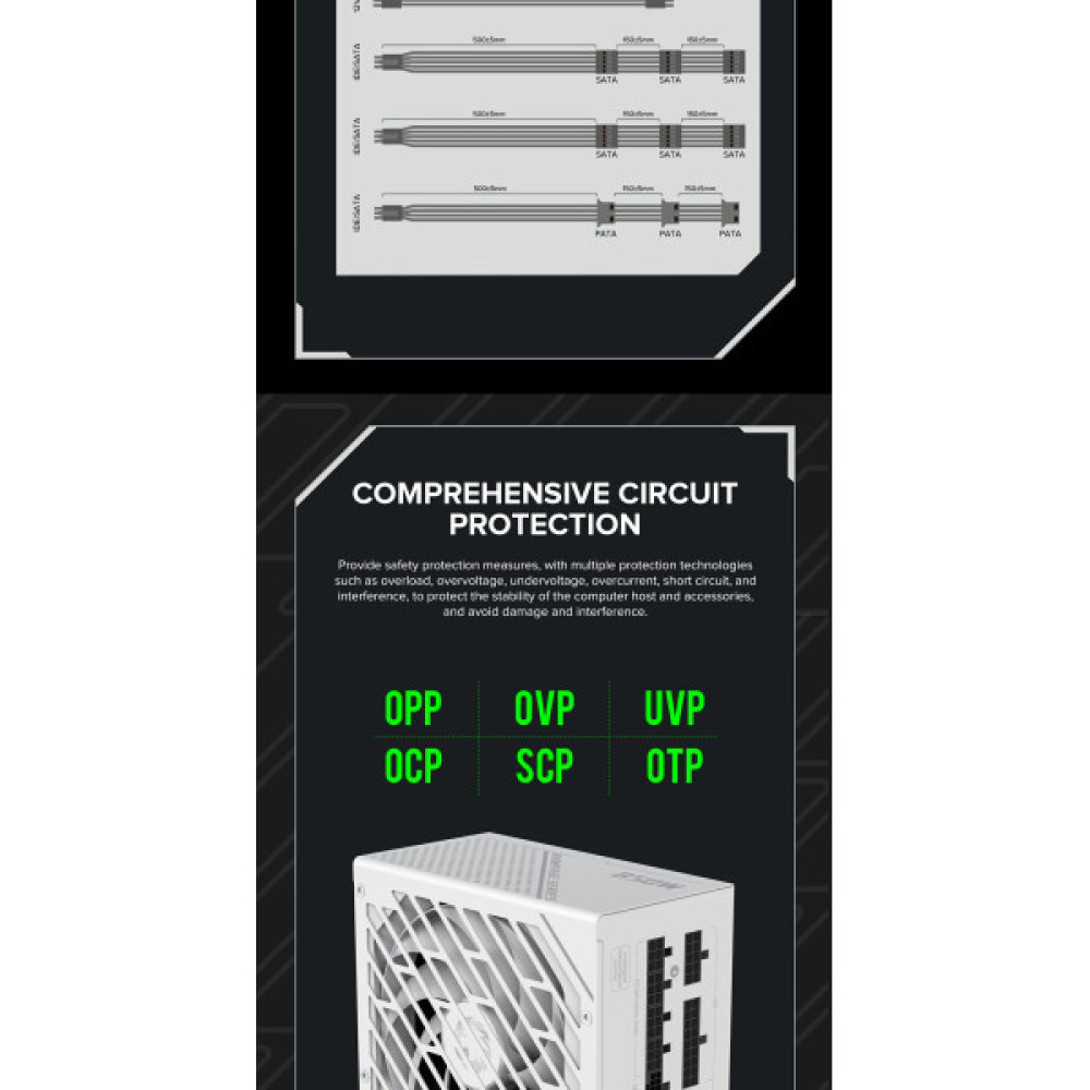 GAMEMAX GX-850 PRO WT (ATX3.0 PCIe5.0)