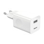 Зарядний пристрій Baseus 1xUSB 18W white (CCALL-BX02)