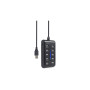 Концентратор Gembird USB 2.0 10 ports black (UHB-U2P10P-01) Концентратор Gembird USB 2.0 10 ports black (UHB-U2P10P-01)
