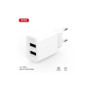 Зарядний пристрій XO L109 12W (2USB/2.4A) + USB - MicroUSB White (XO-L109-M) Зарядний пристрій XO L109 12W (2USB/2.4A) + USB - MicroUSB White (XO-L109-M)