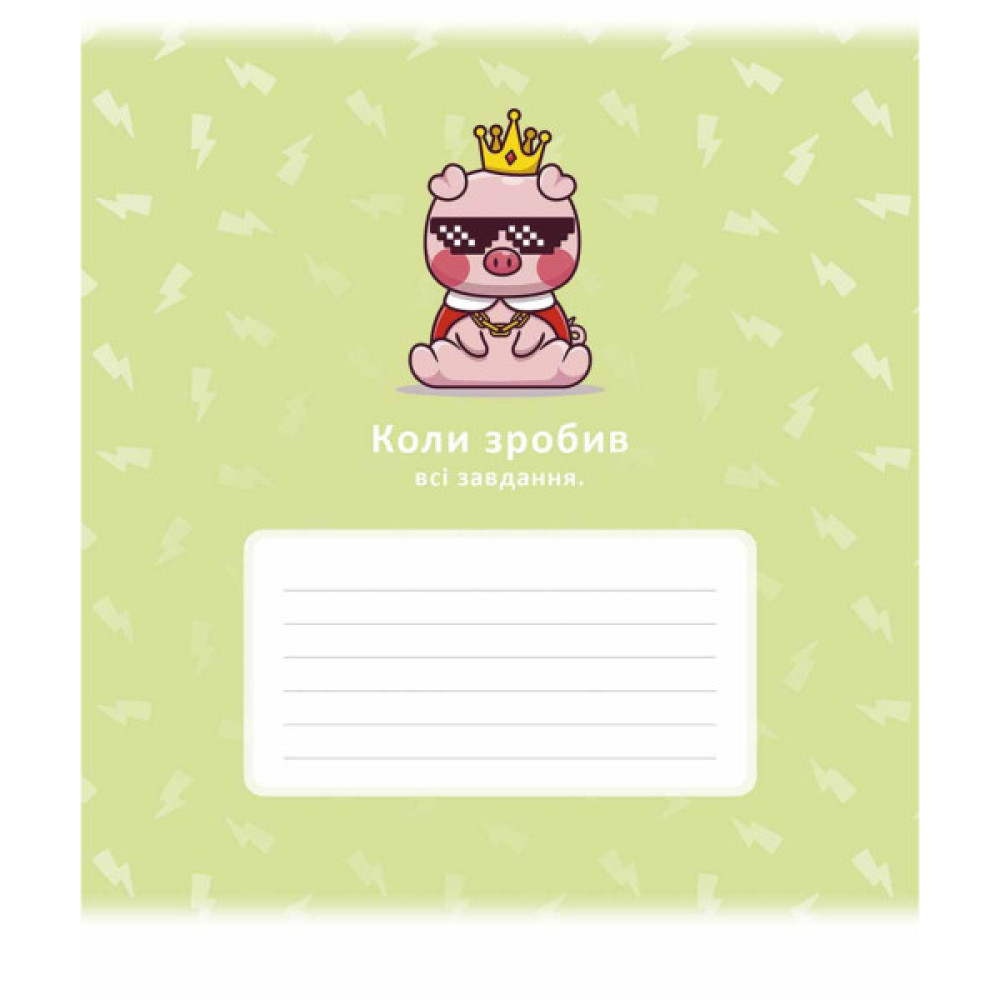 Зошит Школярик Гарна ідея 24 аркуша лінія (024-3484L)