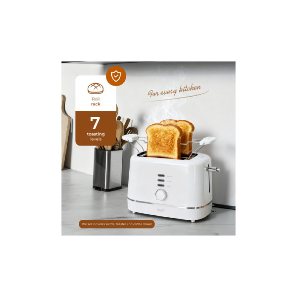 Тостер Adler AD 3224 white