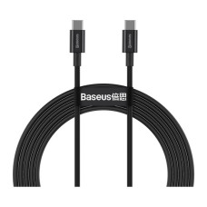 Дата кабель USB-C to USB-C 2.0m 100W black Baseus (CATYS-C01)