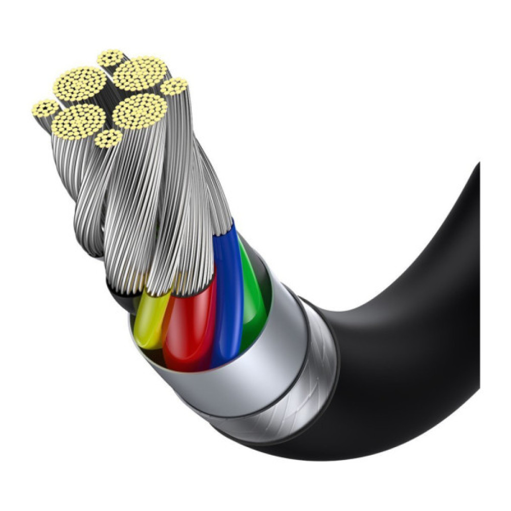 Дата кабель USB-C to USB-C 2.0m 100W black Baseus (CATYS-C01)