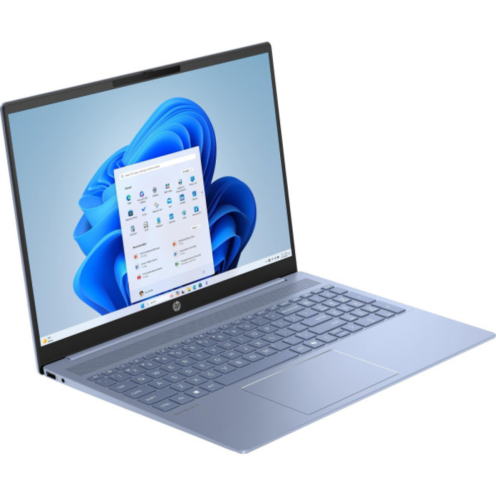 Ноутбук HP OmniBook 5 16-af1016ua 16" WUXGA IPS AG, Intel U7-255U, 16GB, F1TB, UMA, DOS, блакитний