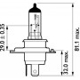 Автолампа Philips галогенова 75/70W (13342 MDBV S2) Автолампа Philips галогенова 75/70W (13342 MDBV S2)