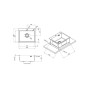 Мийка кухонна Kroner KD6050HM (CV027242) Мийка кухонна Kroner KD6050HM (CV027242)