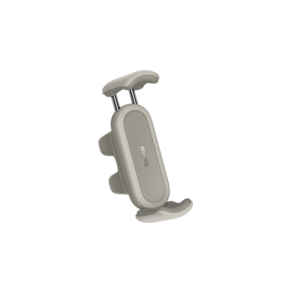 Універсальний автотримач Baseus 4.7-6.7" Steel Cannon 2 (на решітку) creamy-white (SUGP000002)