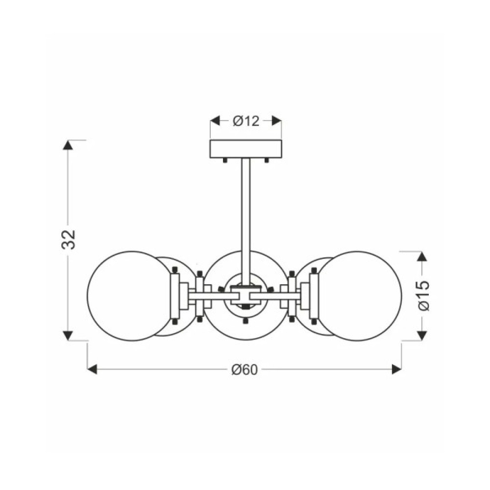 Люстра Candellux Lens (35-01306)