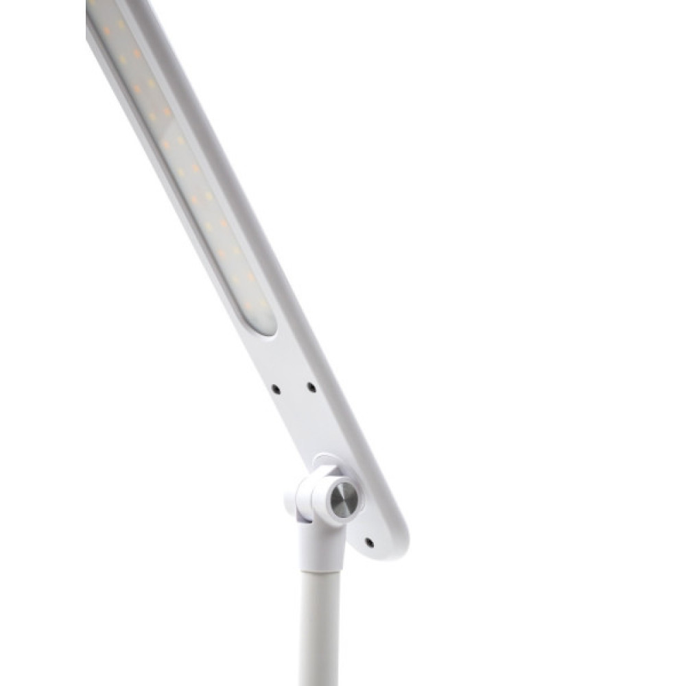 Настільна лампа ColorWay 4W з вбудованим акумулятором 1800 mAh USB in/out 5V*1A, white (CW-DL02B-W)