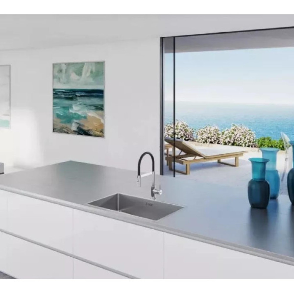 Мийка кухонна Franke Maris, нерж.сталь, прямокутник, без крила, 740х440х180мм, чаша - 1, монтаж під стільницю, MRX 110-70, нерж