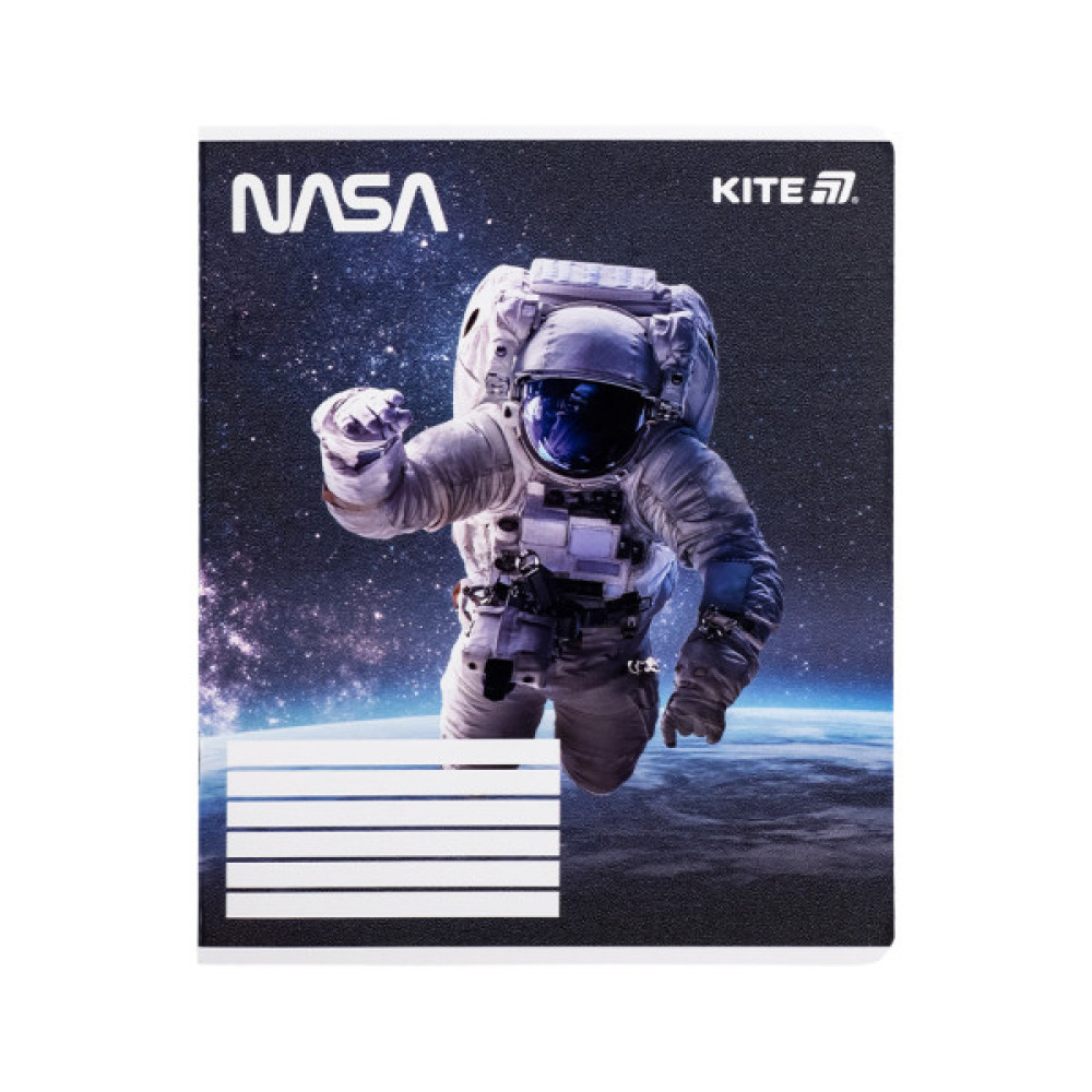 Зошит Kite NASA, 18 аркушів, клітинка (NS25-236)