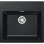 Мийка кухонна Franke Sirius тектонайт, прямокут., без крила, 560х530х200мм, чаша - 1, врізна, чорний