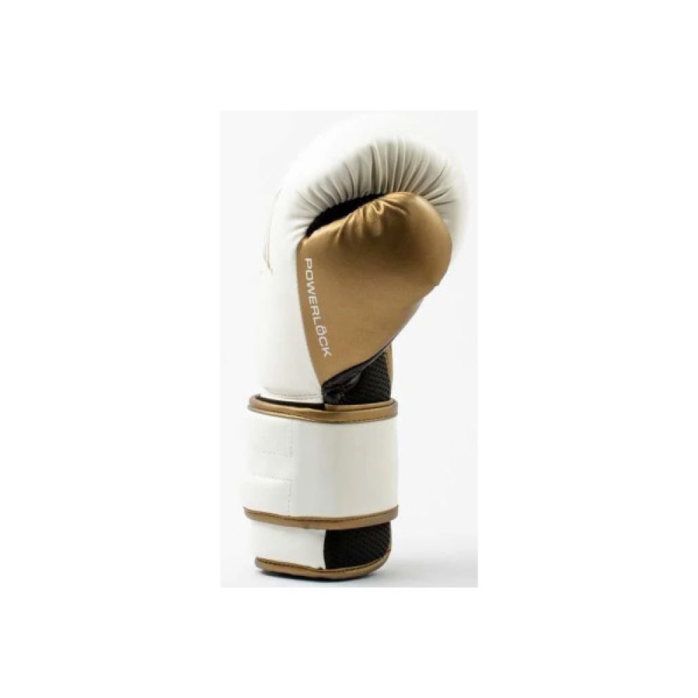 Боксерські рукавички Everlast PowerLock Boxing Training Gloves P00003051 білий, золотий 16 унцій (009283620134)