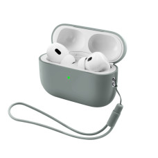 Чохол для навушників Armorstandart Silicone Case with straps For Apple AirPods Pro 3 Grey (ARM91281)