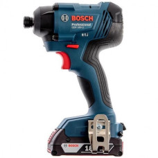 Гвинтоверт ударний акумуляторний Bosch Professional GDR 180-Li 18В АКБ 2х2А·год 2600об·хв 160Нм 1/4" кейс 1.1кг