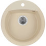 Мийка кухонна GRANADO RONDA ivory з сифоном (470*490mm.) (gr2204) Мийка кухонна GRANADO RONDA ivory з сифоном (470*490mm.) (gr2204)