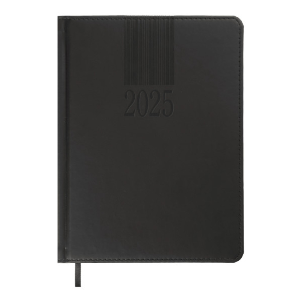 Тижневик Buromax датований 2025 CODE, А5 чорний (BM.2142-01)