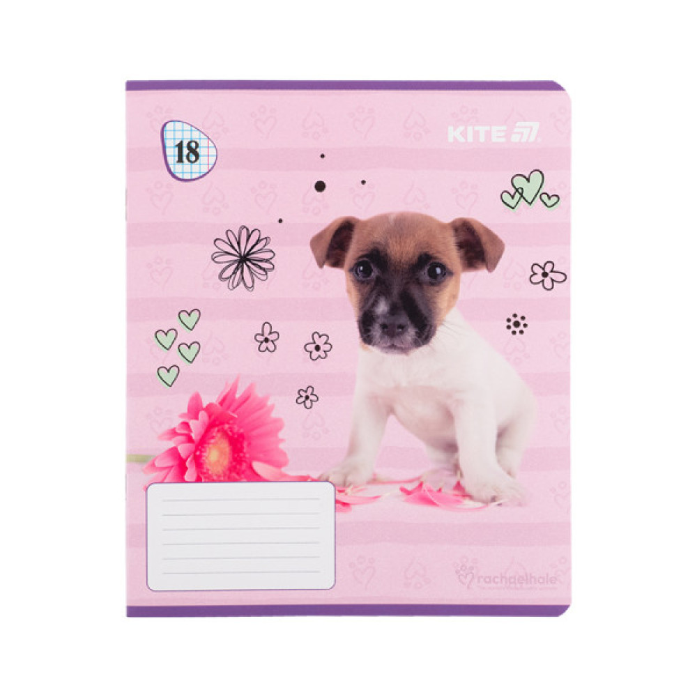 Зошит Kite Rachael Hale, 18 аркушів, клітинка (R25-236)