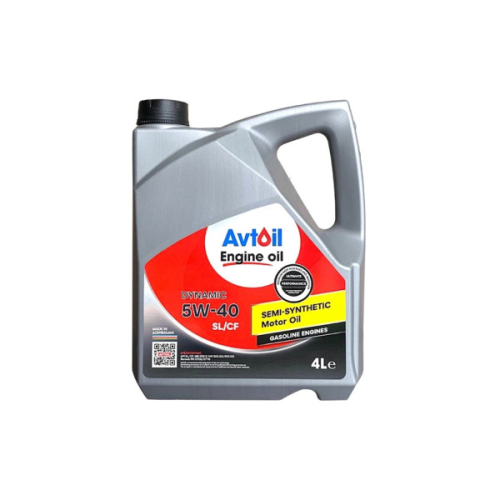 Моторна олива AVTOIL Engine oil DYNAMIC 5W40 4л (AV197090)
