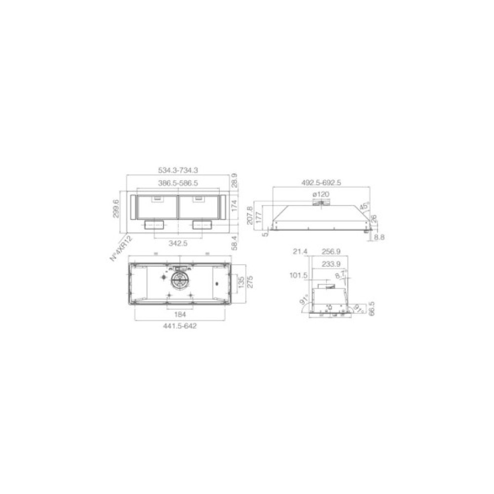 Витяжка кухонна Elica ERA BL/A/52
