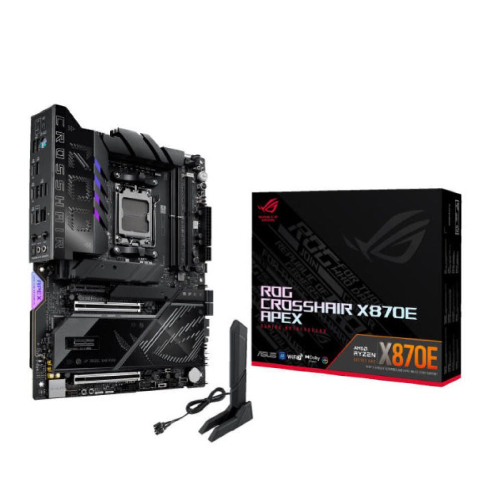 Материнcька плата ASUS ROG CROSSHAIR X870E APEX sAM5 X870E 2xDDR5 M.2 USB Type-C WiFi BT ATX