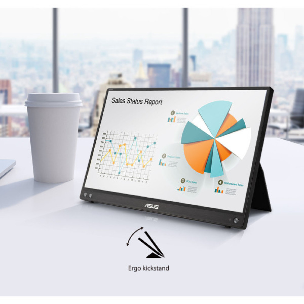 Монітор портативний Asus 15.6" ZenScreen MB16ACV USB-C, IPS, Case