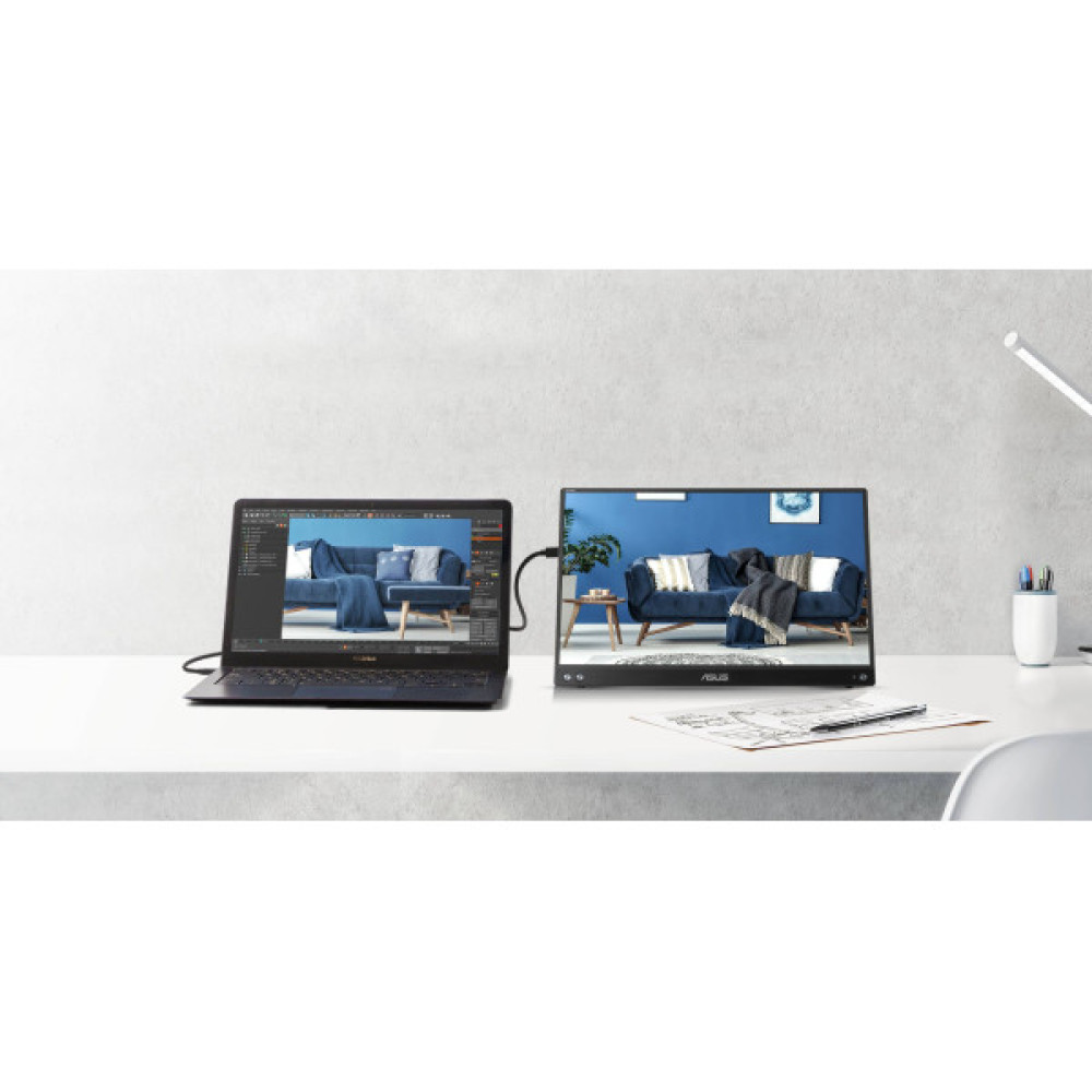Монітор портативний Asus 15.6" ZenScreen MB16ACV USB-C, IPS, Case