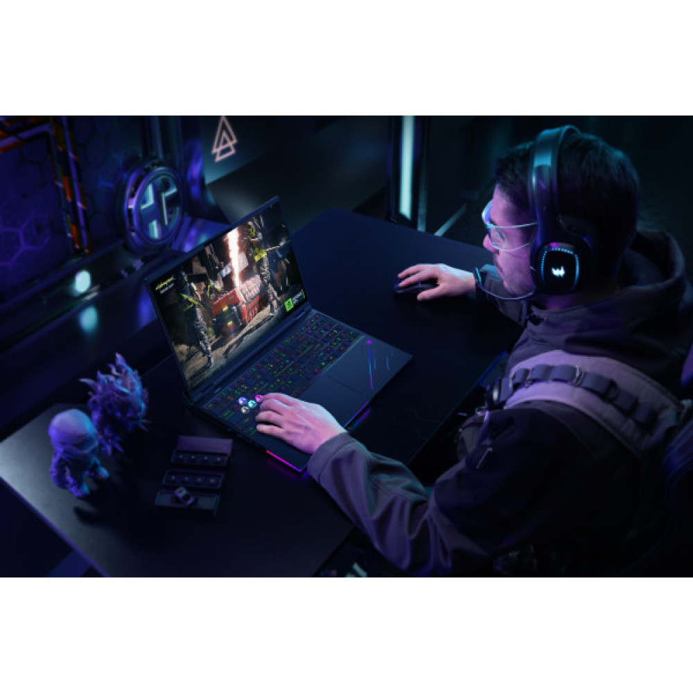 Ноутбук Acer Predator Helios 16 PH16-73 16" OLED, Intel U9-275HX, 32GB, F1TB, NVD5070Ti-12, Lin, чорний