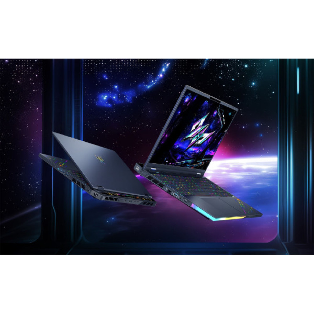 Ноутбук Acer Predator Helios 16 PH16-73 16" OLED, Intel U9-275HX, 32GB, F1TB, NVD5070Ti-12, Lin, чорний
