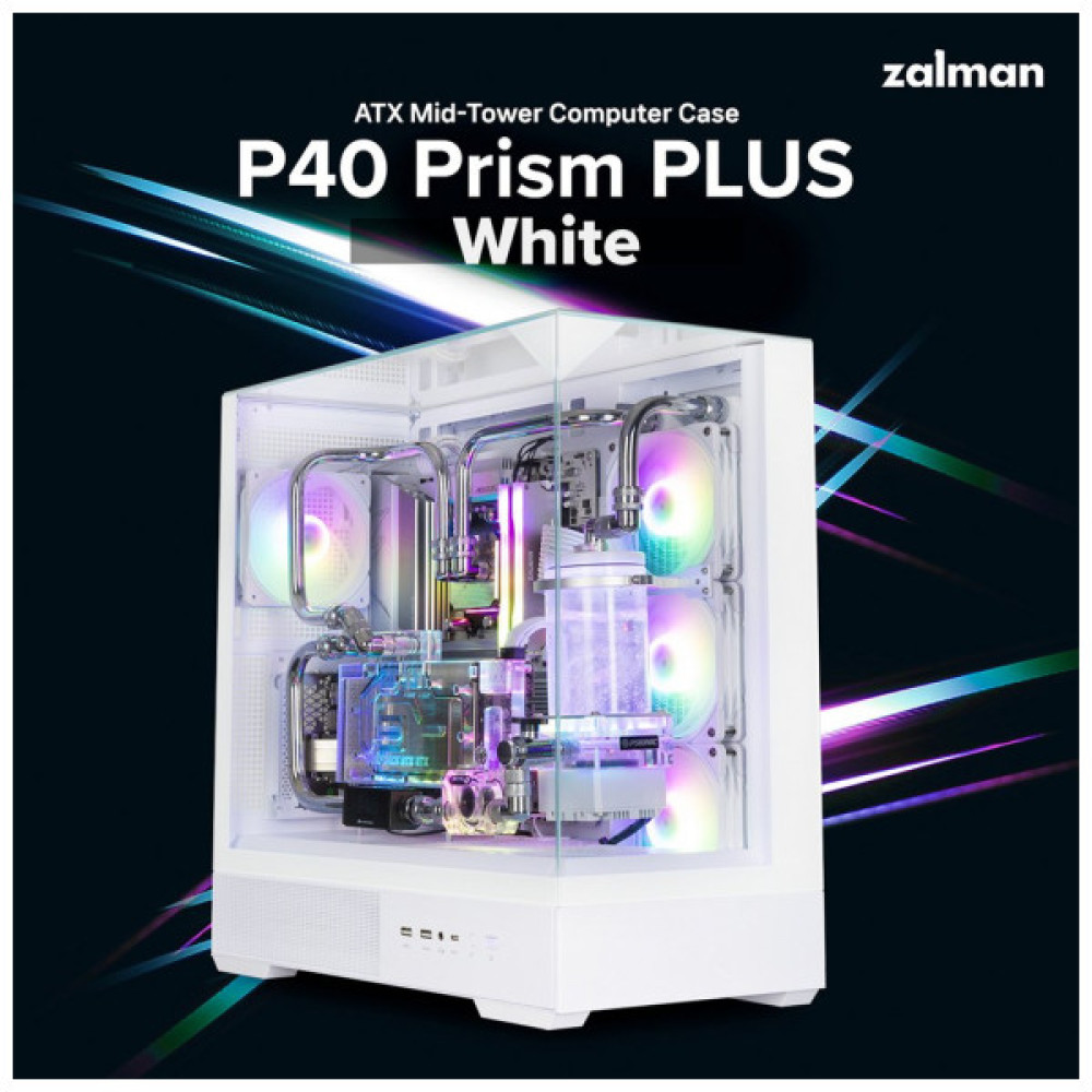 Корпус для ПК Zalman P40PRISMPLUSWHITE