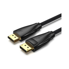 Кабель мультимедійний DisplayPort M to DisplayPort M 2.0m 8K60Hz black Vention (HCCBH)