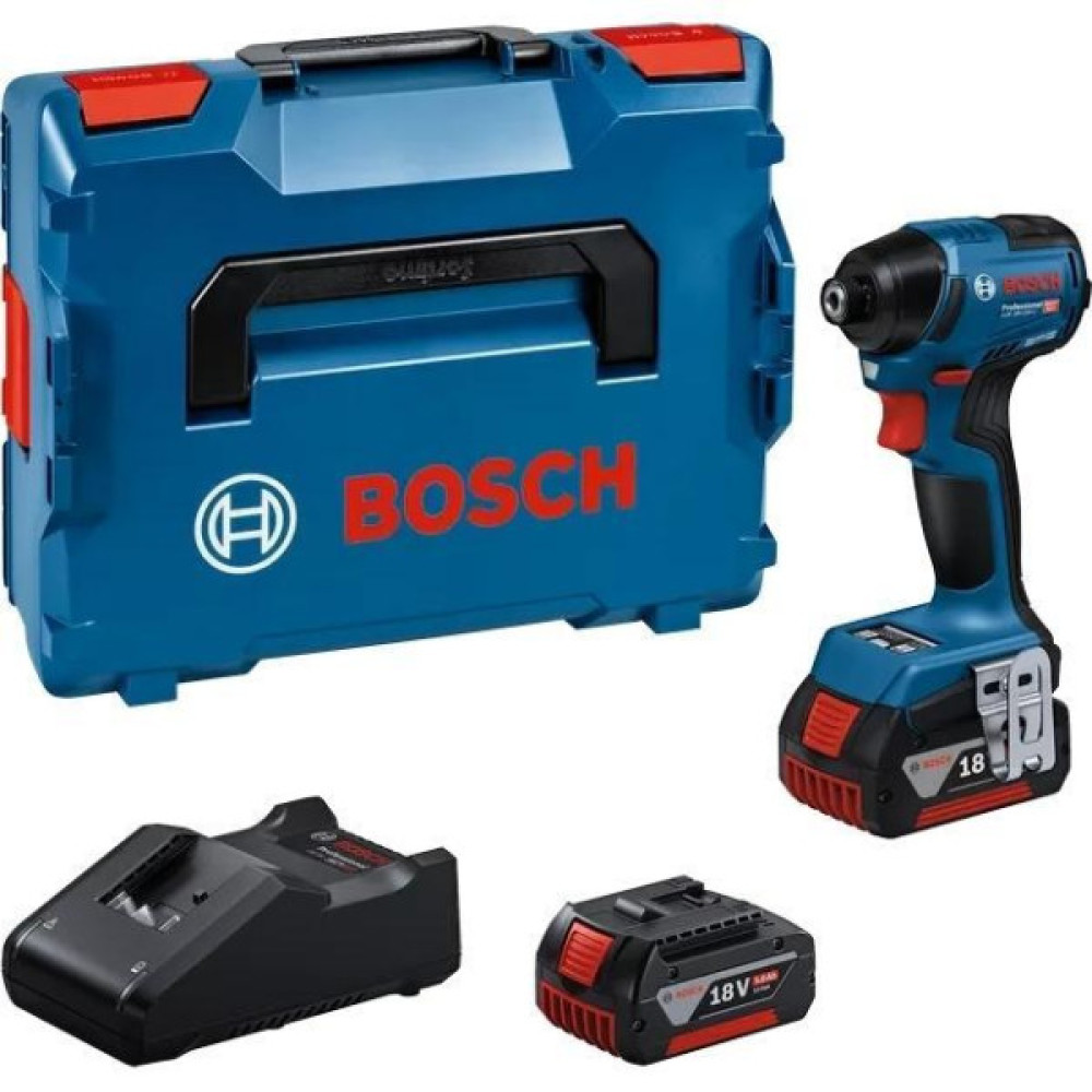 Гвинтоверт ударний акумуляторний Bosch Professional GDR 18V-220 C 18В 2х5А·год 0-3400об·хв 220Нм 1кг Bluetooth