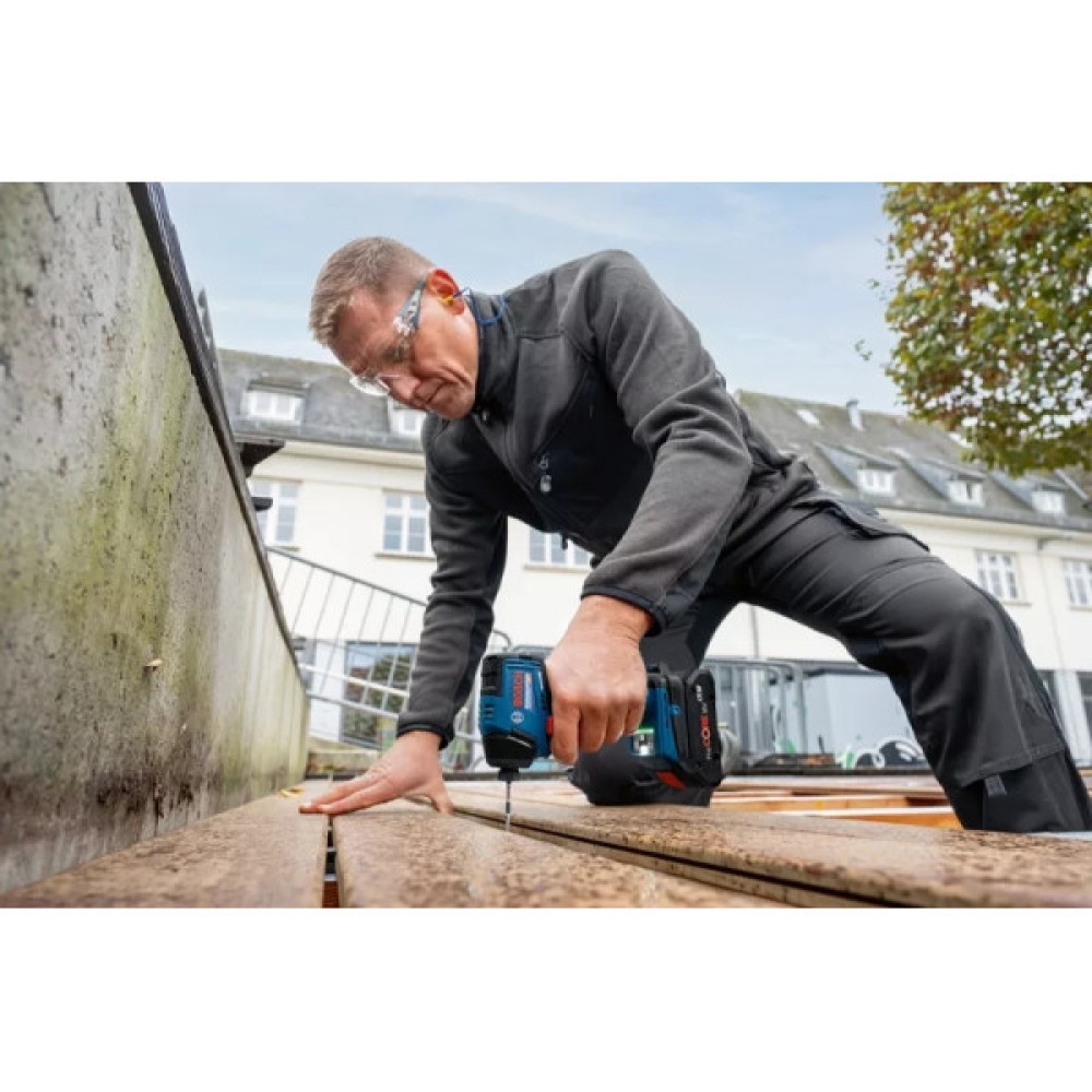 Гвинтоверт ударний акумуляторний Bosch Professional GDR 18V-220 C 18В 2х5А·год 0-3400об·хв 220Нм 1кг Bluetooth