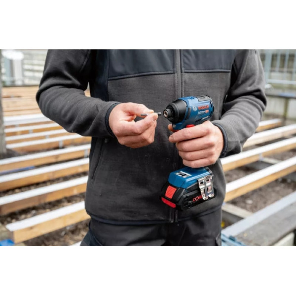 Гвинтоверт ударний акумуляторний Bosch Professional GDR 18V-220 C 18В 2х5А·год 0-3400об·хв 220Нм 1кг Bluetooth