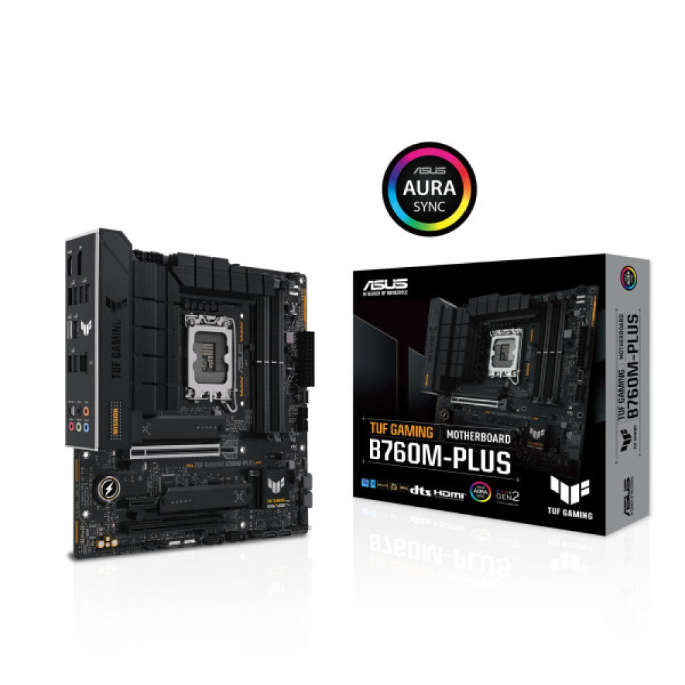 Материнcька плата ASUS TUF GAMING B760M-PLUS s1700 B760 4xDDR5 M.2 HDMI DP mATX