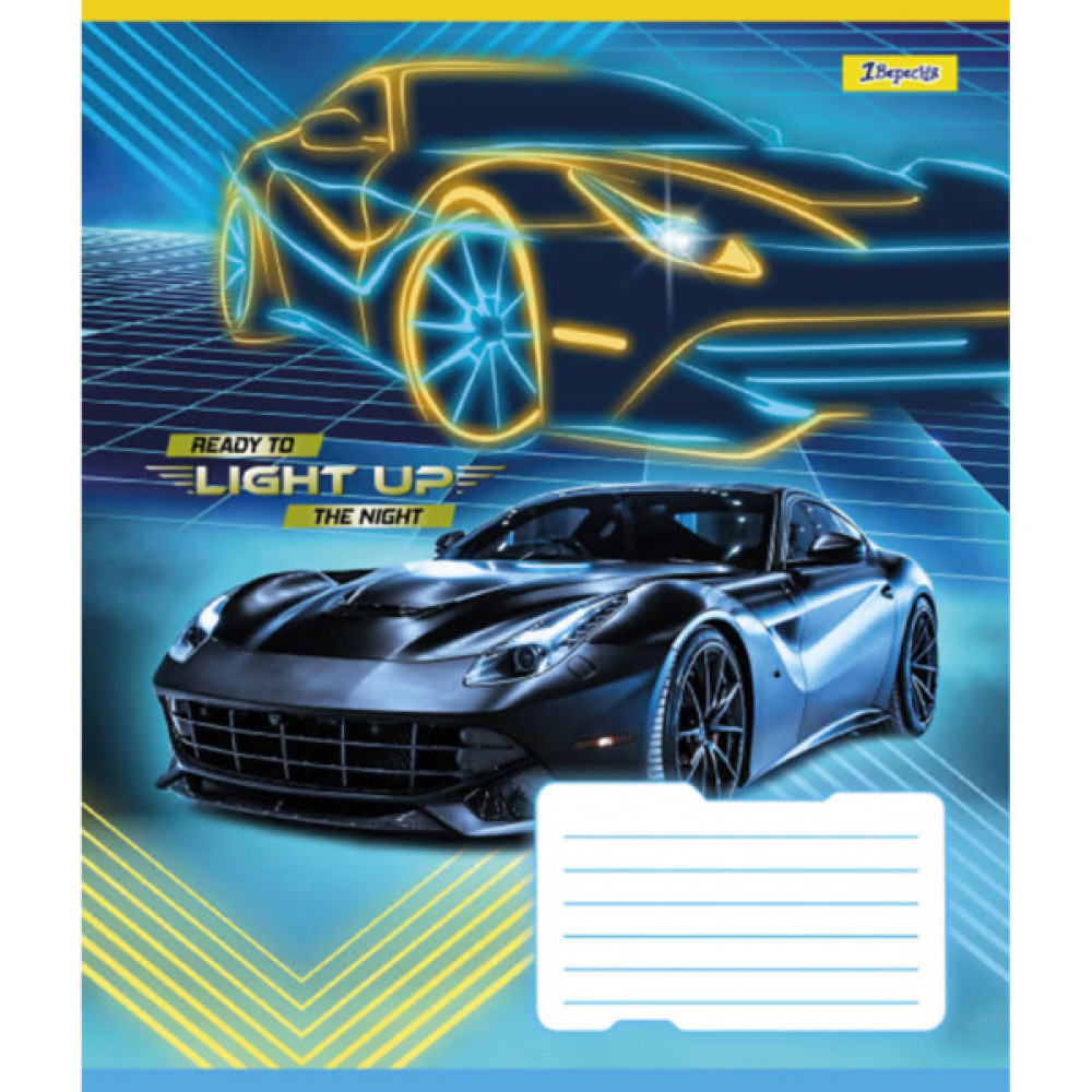 Зошит 1 вересня 1В Lights up 48 аркушів лінія (767118)